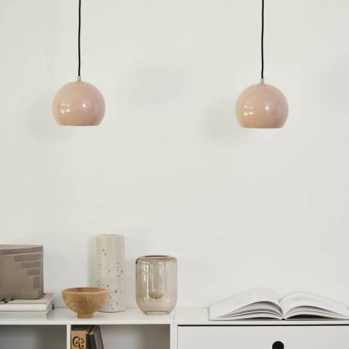 Frandsen hanglamp Ball, nude, Ø 18 cm