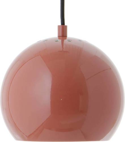 Frandsen hanglamp Ball, rood, Ø 18 cm