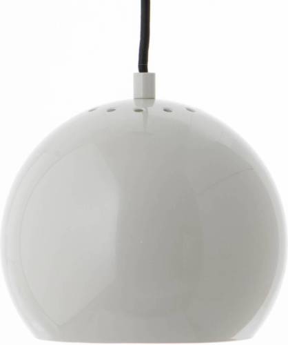 Frandsen hanglamp Bal, lichtgrijs glanzend, Ø 18 cm