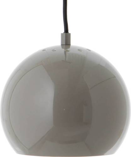 Frandsen hanglamp Ball, glanzend grijs, Ø 18 cm