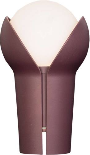 Innermost Bud LED tafellamp, draagbaar Aubergine