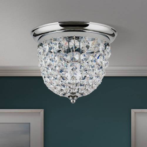 Orion Plafondlamp Plafond, chroom/transparant, Ø 26 cm