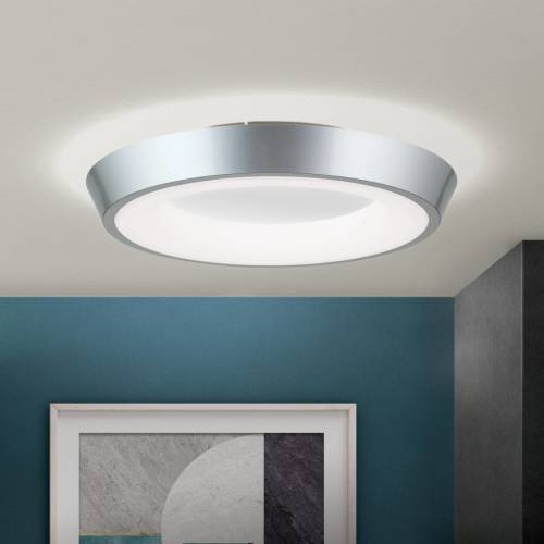 Orion LED plafondlamp Look, zilver/wit