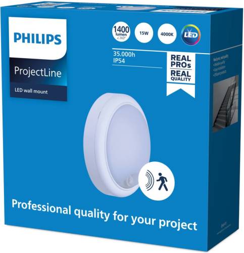 Philips Wall-mounted wandlamp sensor Ø 18,2cm 840