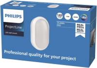 Philips Wall-mounted LED wandlamp, ovaal, 4.000K