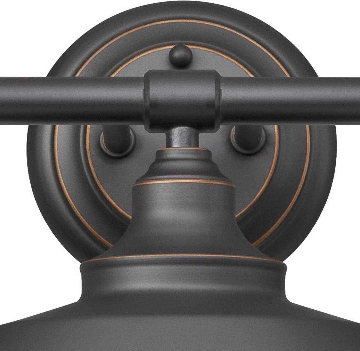 Westinghouse wandlamp Iron Hill, zwart, 3-lamps