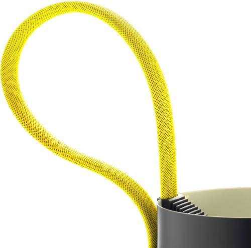 HAY Rope Trick LED vloerlamp zwart/geel