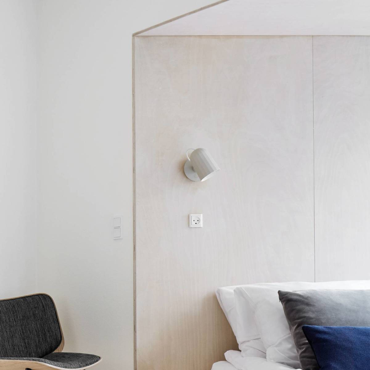 HAY Noc Wall Button LED wandlamp, wit