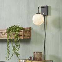 it's about RoMi Carrara wandlamp zwart/marmer