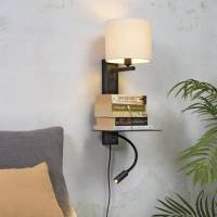 it's about RoMi Het gaat over Romi Florence leeslamp 2-lamps linnen licht