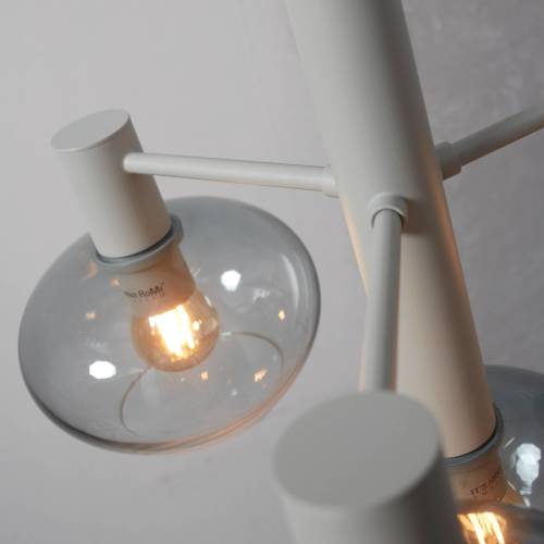 it's about RoMi Het gaat om RoMi hanglamp Bologna, lichtgrijs, 4-lamps