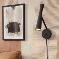 it's about RoMi Het gaat om Romi wandlamp Bordeaux, zwart