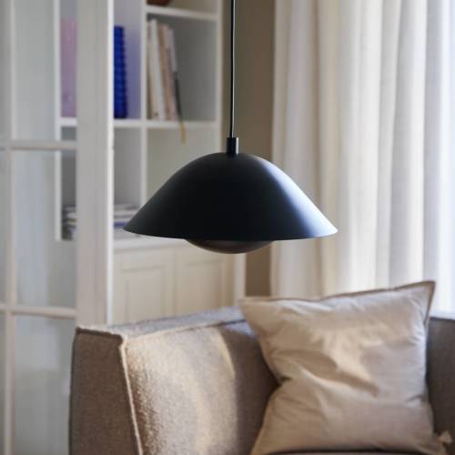 Nordlux Hanglamp Freya 35 van metaal, zwart