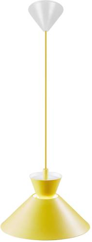 Nordlux Dial hanglamp met metalen kap, geel, Ø 25 cm