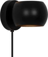 Nordlux Wandlamp Belir up/down met stekker, zwart