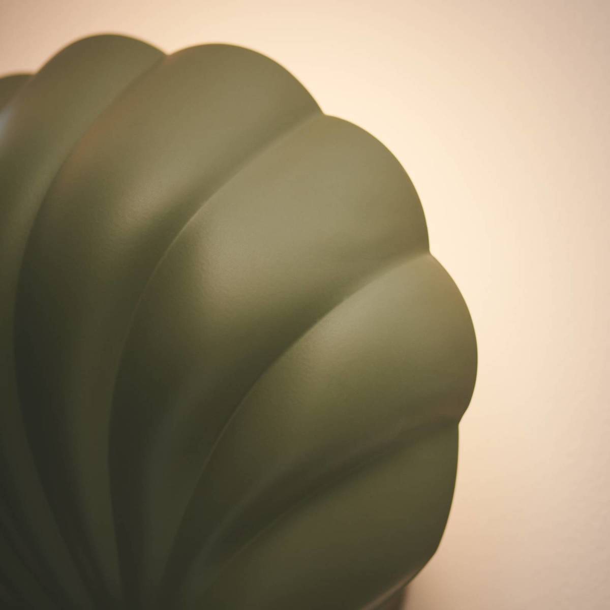 Nordlux Wandlamp Konchi met kabel en stekker, groen