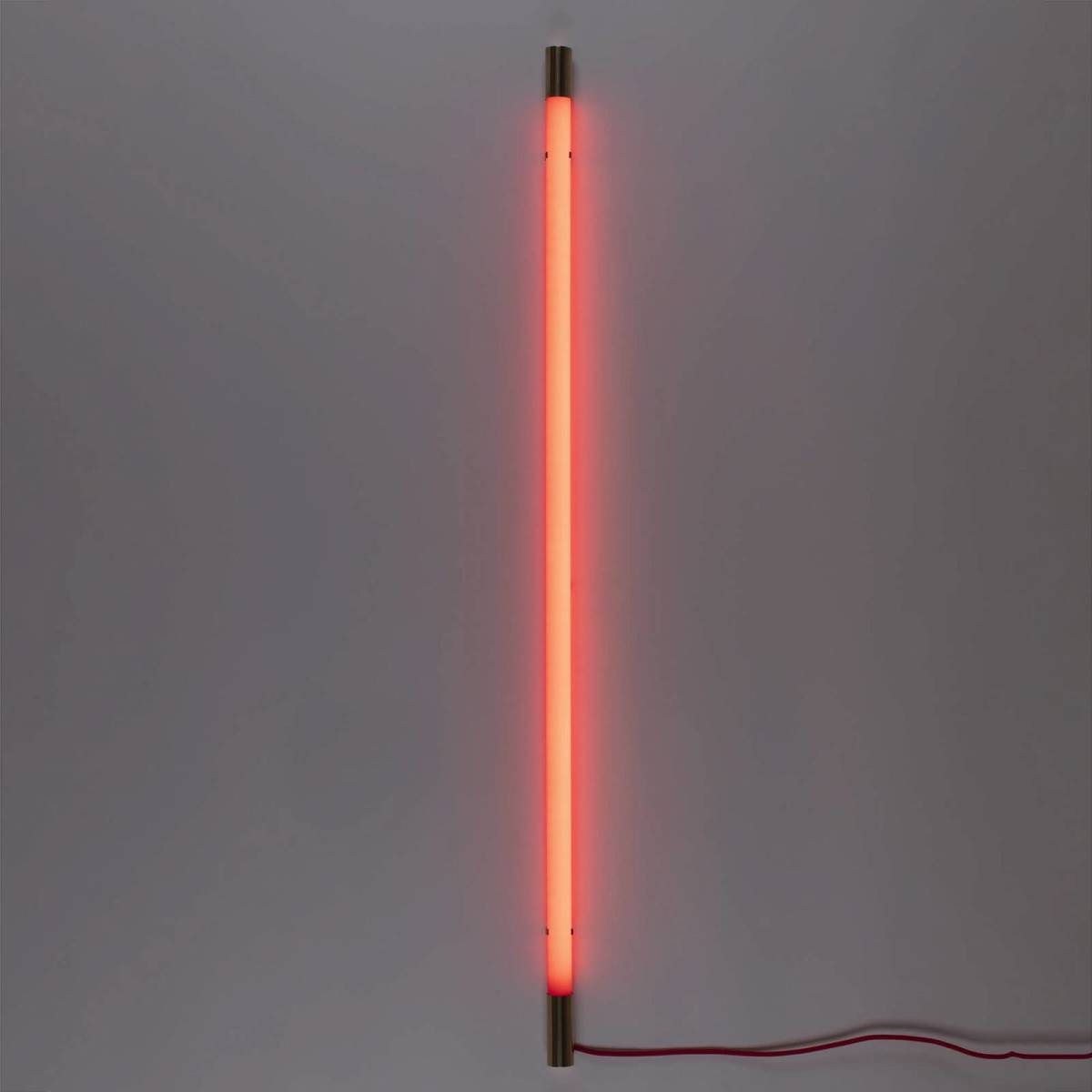 Seletti LED wandlamp Linea goud, rood