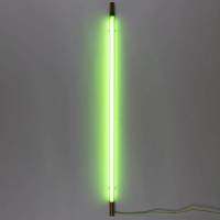 Seletti LED wandlamp Linea goud, groen