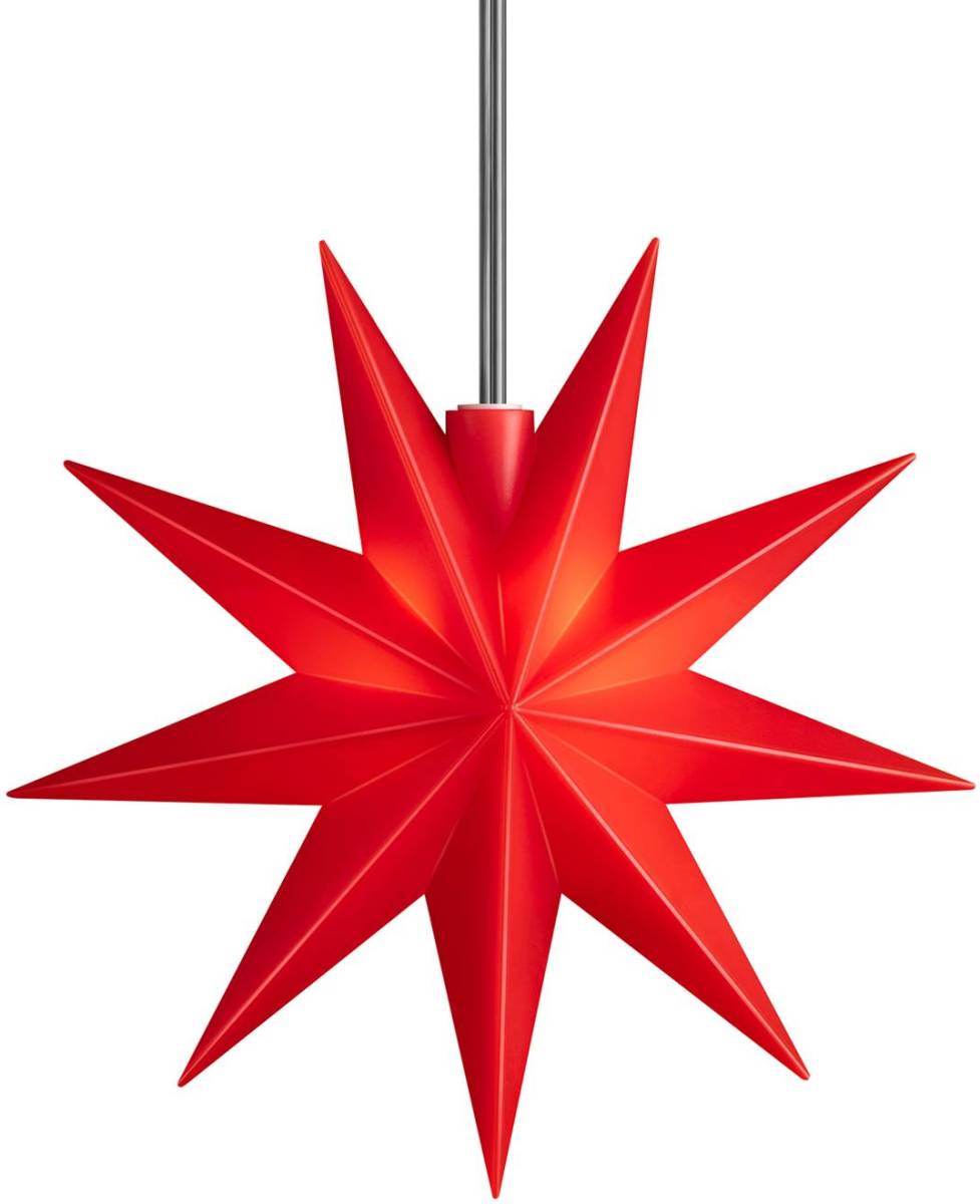 Sterntaler LED ster 9-punten rood