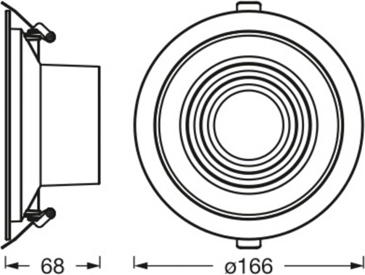 LEDVANCE Decor Filament Ripple LED downlight