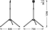 LEDVANCE LED-Worklight Value Tripod 1-lamp 10W