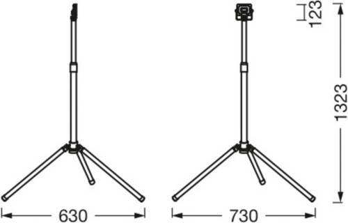 LEDVANCE LED-Worklight Value Tripod 1-lamp 20W