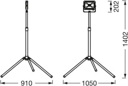 LEDVANCE LED-Worklight Value Tripod 1-lamp 30W