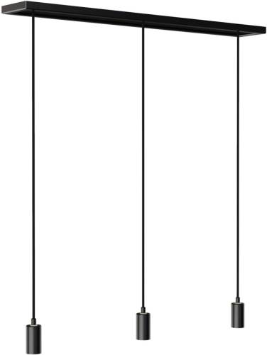 Segula Madox 3X Wave hanglamp, zwart, E27