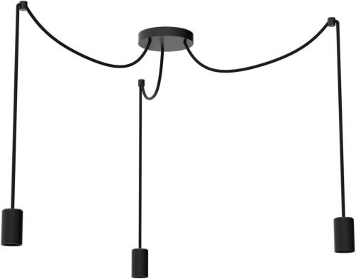 Segula Spyder 3 Wave hanglamp, zwart, 3-lamps