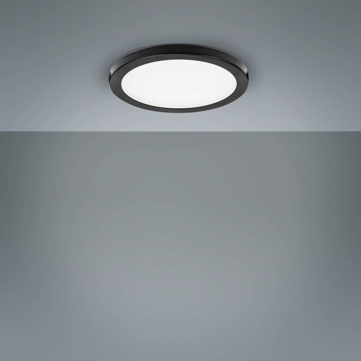 LightMe LED inbouwlamp Aqua Plano IP44 zwart