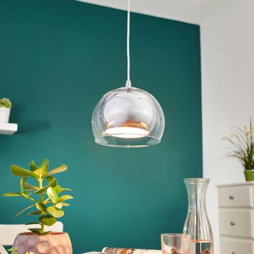 Eglo Hanglamp Rocamar 1-lamp in chroom