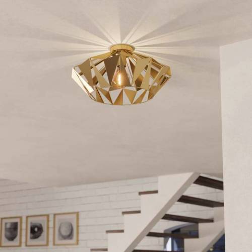 Eglo Carlton plafondlamp, goud