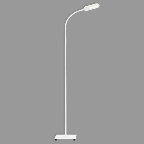 Briloner LED vloerlamp Office Step, wit, dimbaar, CCT