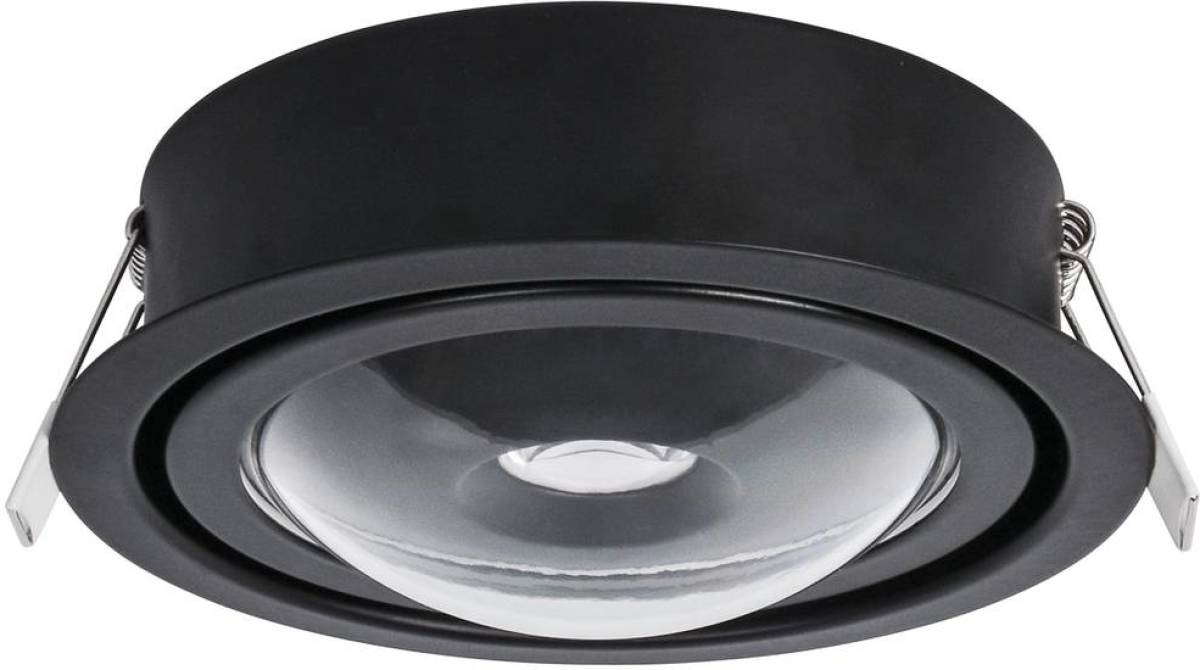 Megatron Solo Intro LED inbouwlamp, mat zwart