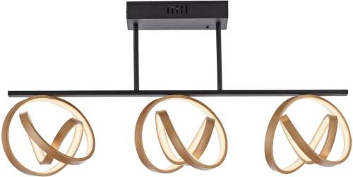 Paul Neuhaus LED plafondlamp Loop, dimbaar, 3-lamps