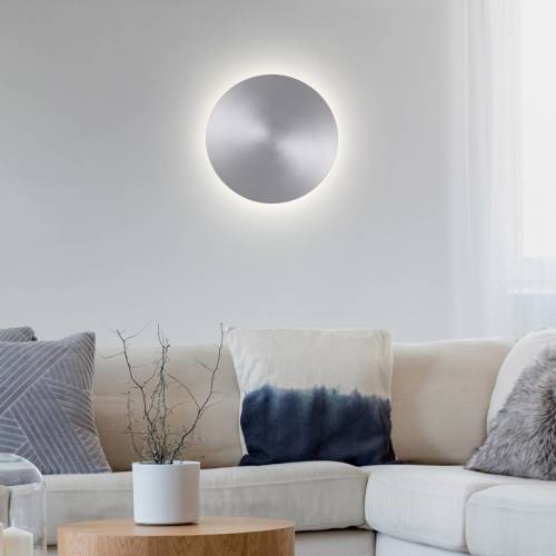 Paul Neuhaus LED wandlamp batterij Puntua Ø 25 cm aluminium