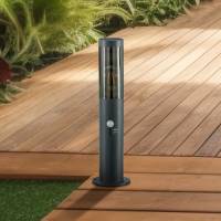 Lindby Sokkellamp Statius zwart sensor
