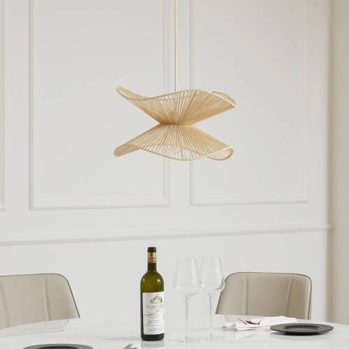 Lindby Hanglamp Valdorin, dubbellaags, beige