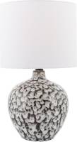 Lindby Thalassia tafellamp keramiek-patroon Ø26cm