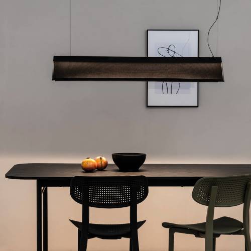 FARO BARCELONA Ludovico Surface LED hanglamp, 115 cm, zwart