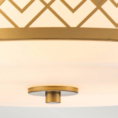 Elstead Plafondlamp Ziggy, goud
