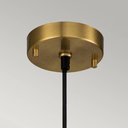 Elstead Hanglamp Etoile 1-lamp Ø 17,8 cm messing antiek