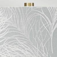 Elstead Textiel-tafellamp Milo messing antiek/blauw