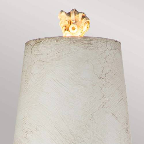 Elstead Swirl tafellamp in antiek wit