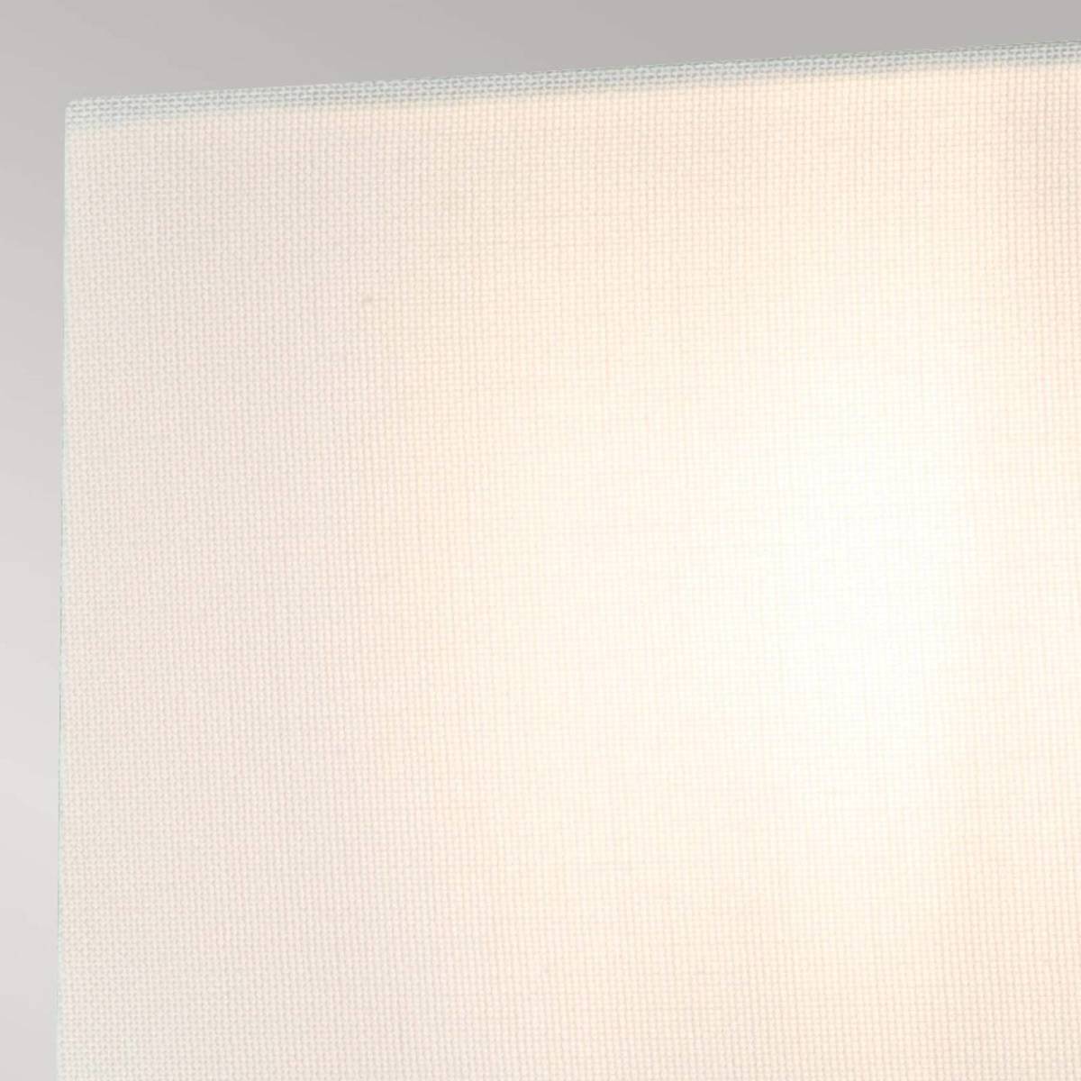 Elstead Swirl grote wandlamp met linnen kap, antiek wit