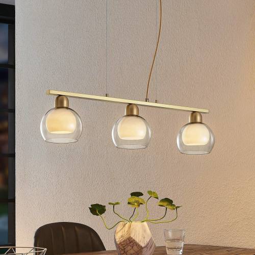 Lucande Mylah hanglamp, 3-lamps, Ø 14 cm