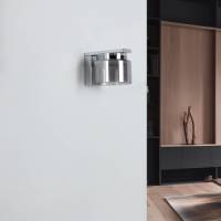 Lucande Diano wandlamp, rookgrijs, ijzer, glas
