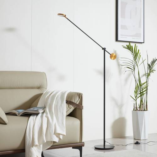 Lucande Adomas LED vloerlamp, traploos dimbaar
