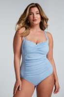 Hunkemöller Badpak Shaping Scallop Blauw