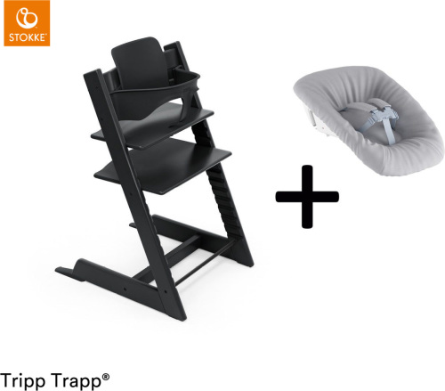 Stokke ® Tripp Trapp® Compleet + Newborn Set™ - Black (V2)